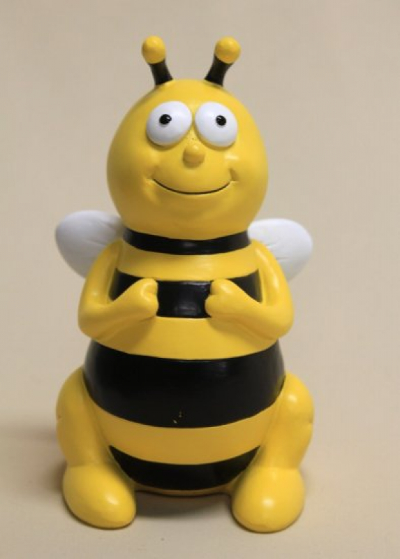 Biene sitzend, H 22 cm